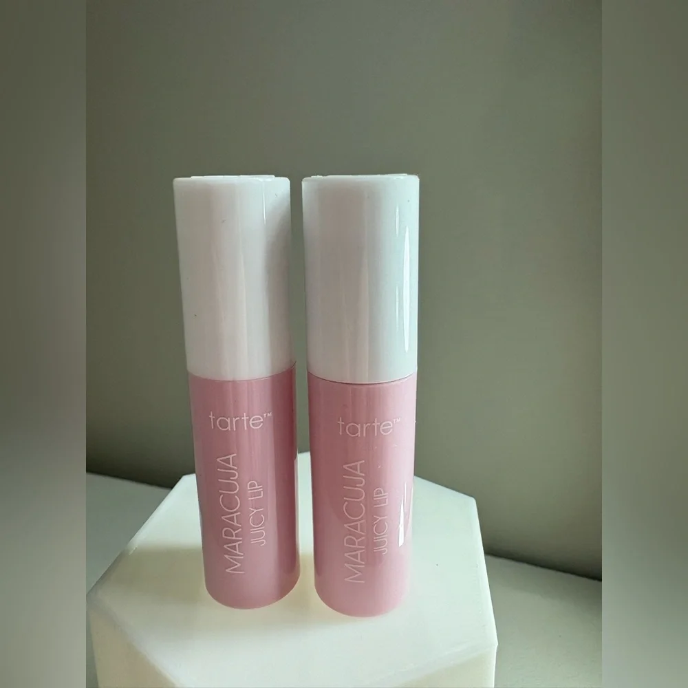 3/$25: Tarte Maracuja Juicy Lip Balm Gloss Orchid Mini NIB Sealed - Picture 2 of 7